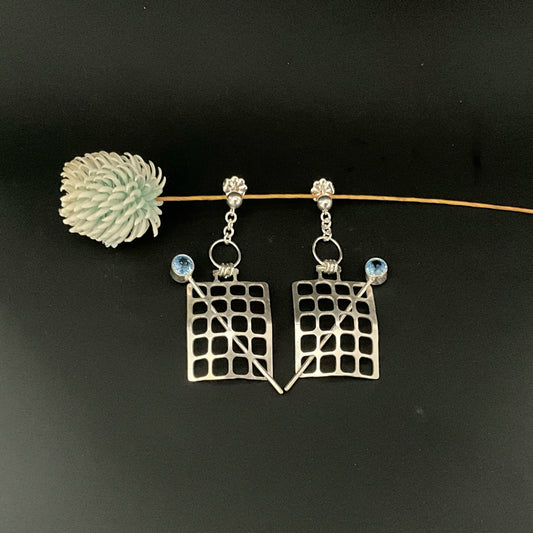 Hat Pin Earrings