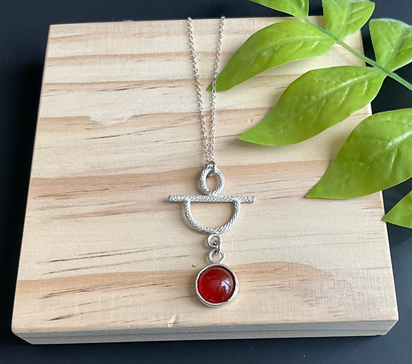 Another Red Hot Sun Necklace